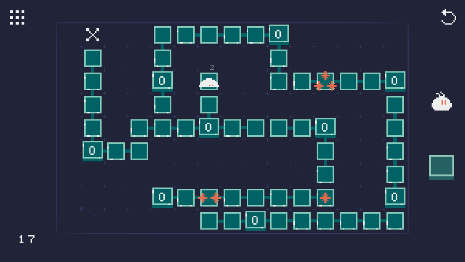 Star Collector Game Level 17 Screenshot.