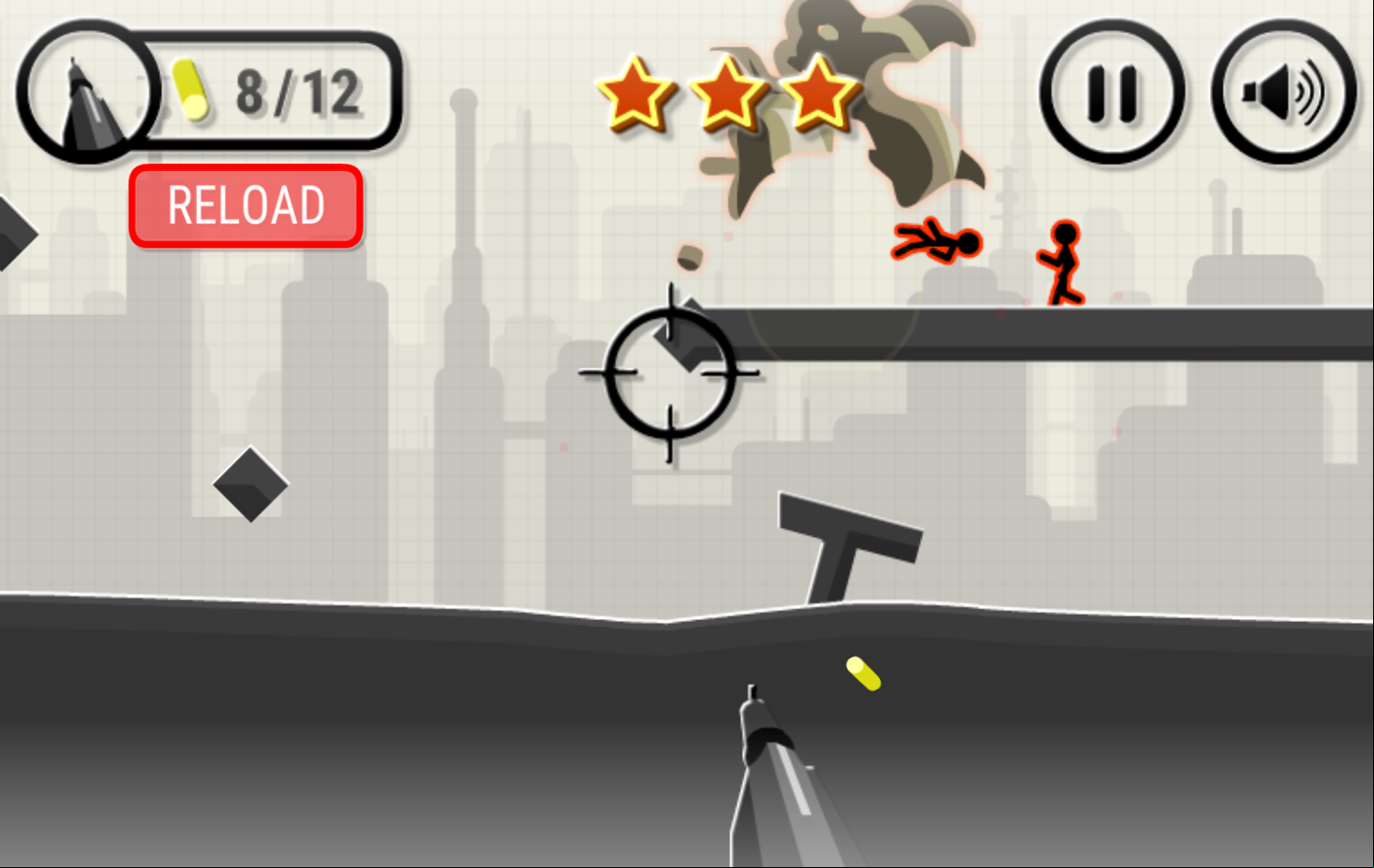 Stickman War Game Play Screenshot.