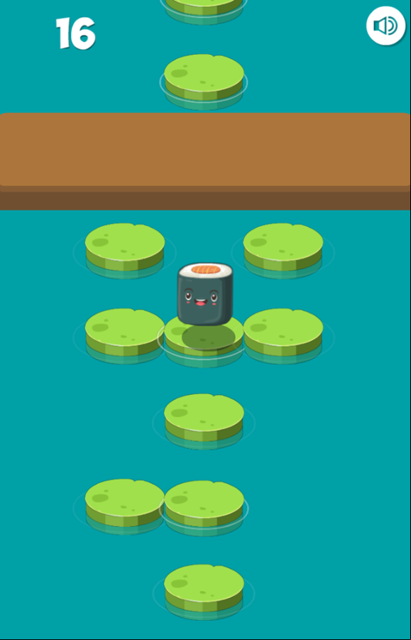 Sushi Rush Game Play Screenshot.