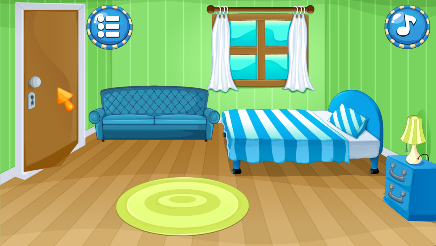 Sweet Home Game Bed Room Screenshot.
