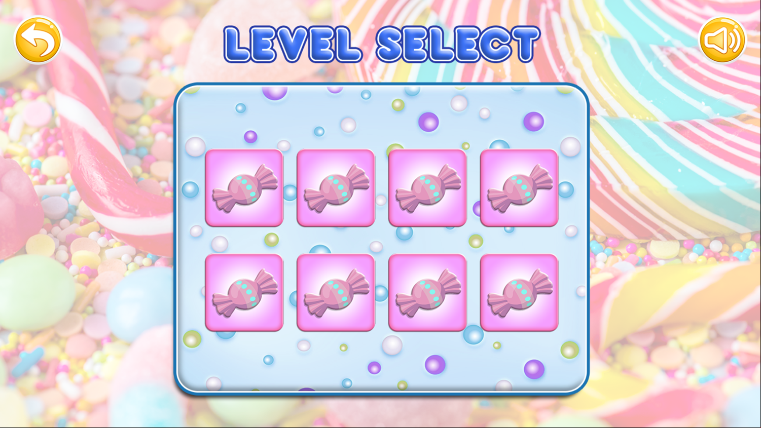 Sweet Memory Level Select Screenshot.
