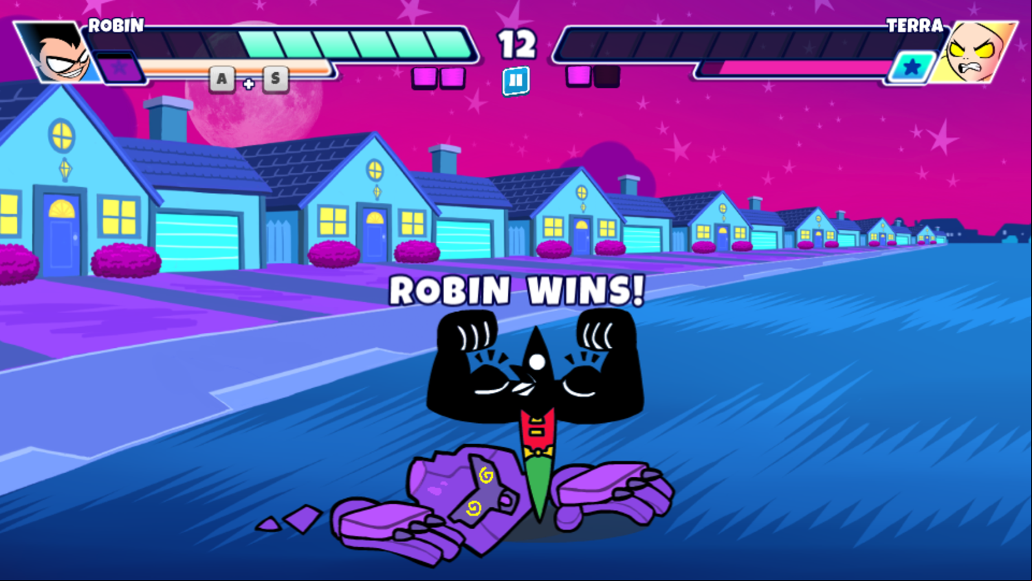 Teen Titans Go Jump Jousts 2 Game Match Won Screenshot.