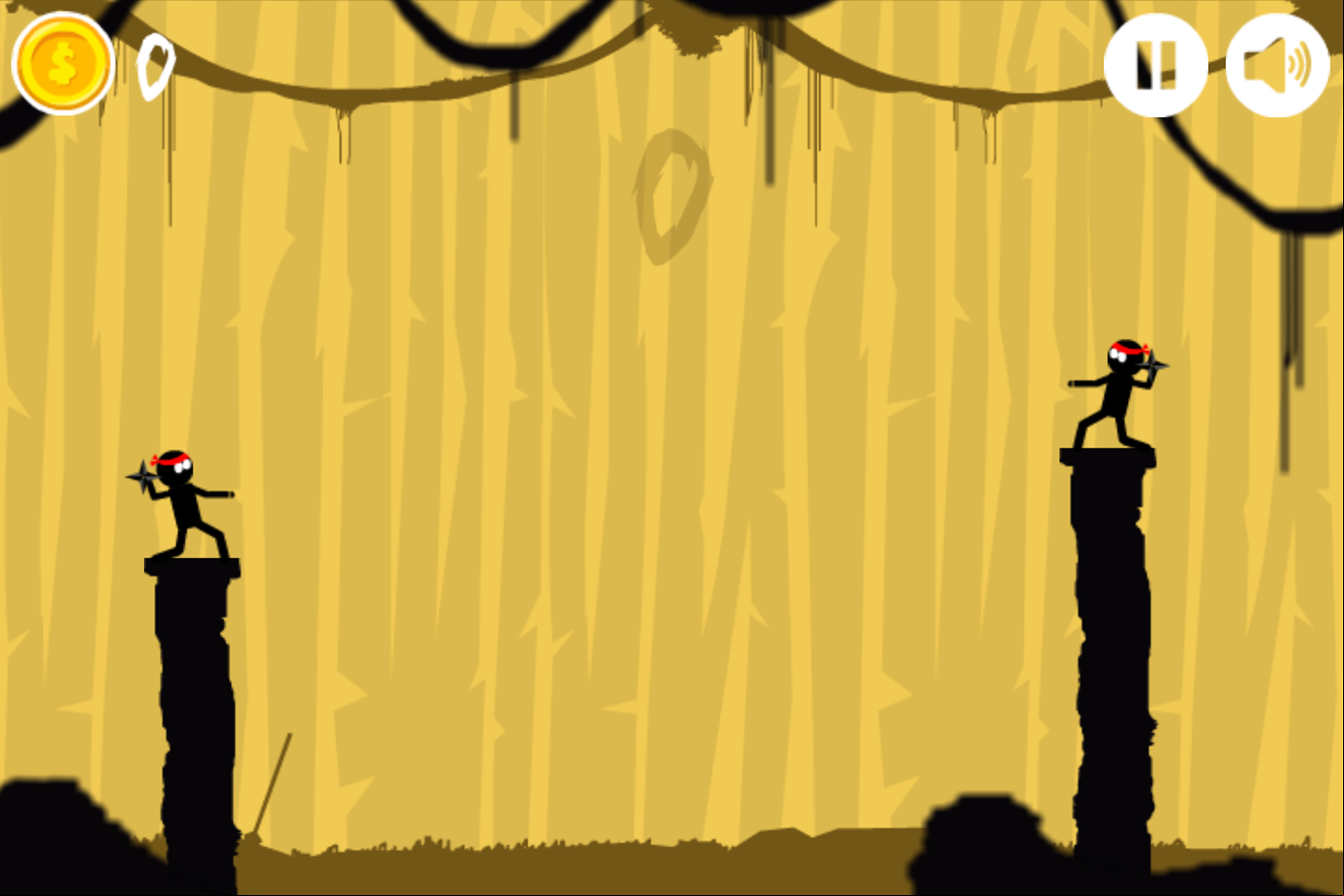The Last Ninja Game Start Screenshot.