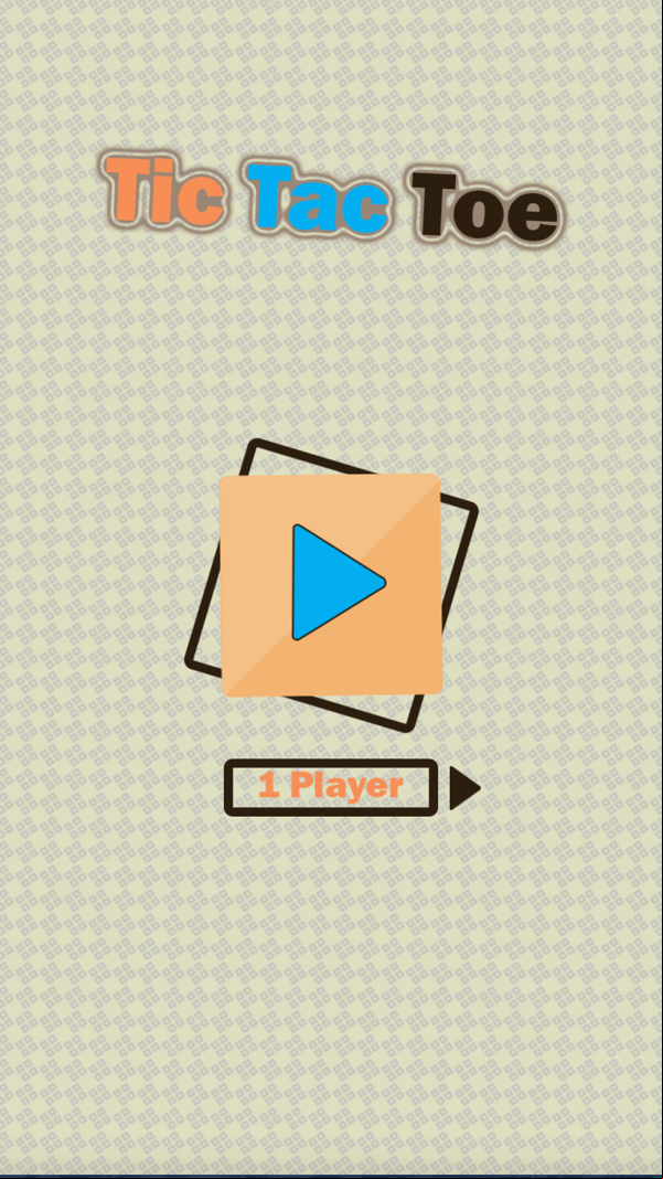Tic Tac Toe Game Screenshot.