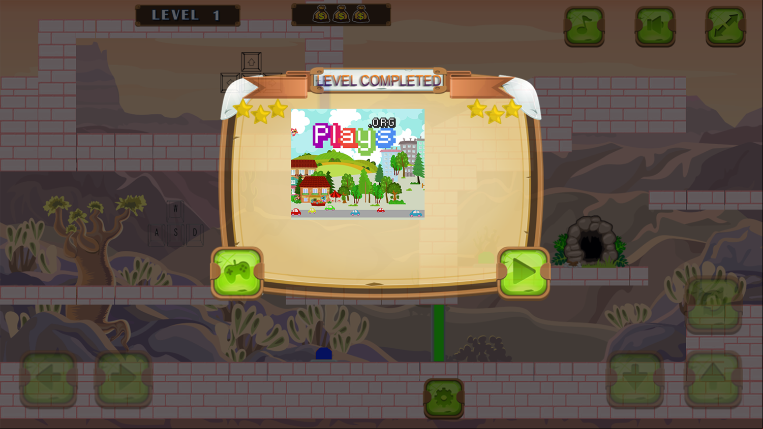 Toto Double Trouble Game Level Completed Screenshot.