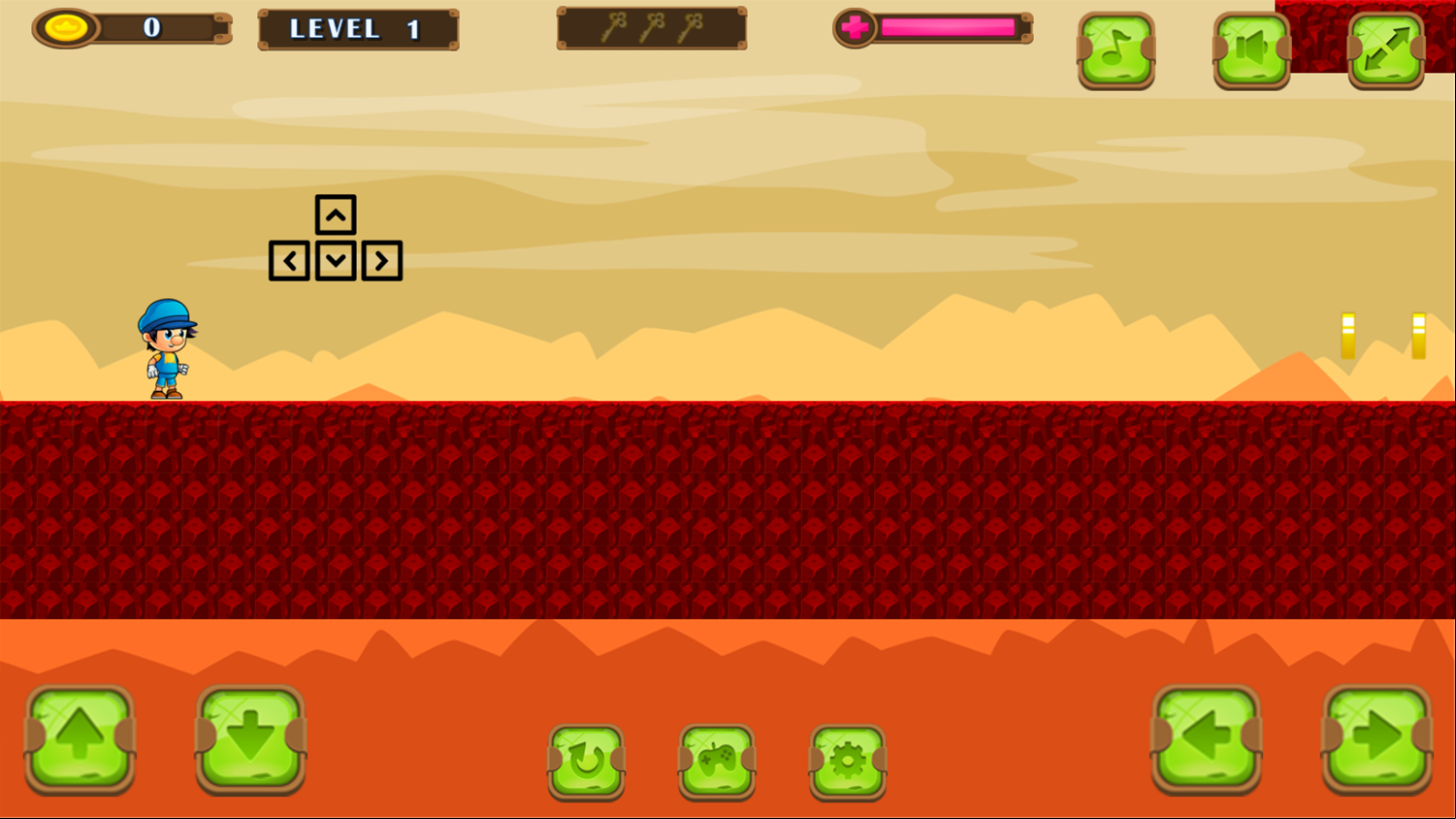 Toto World Game Level Start Screenshot.