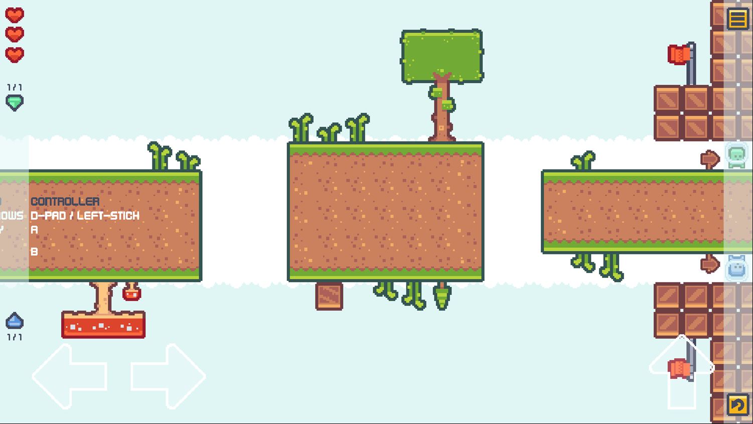 Two Aliens Adventure Plus Game Level Complete Screenshot.
