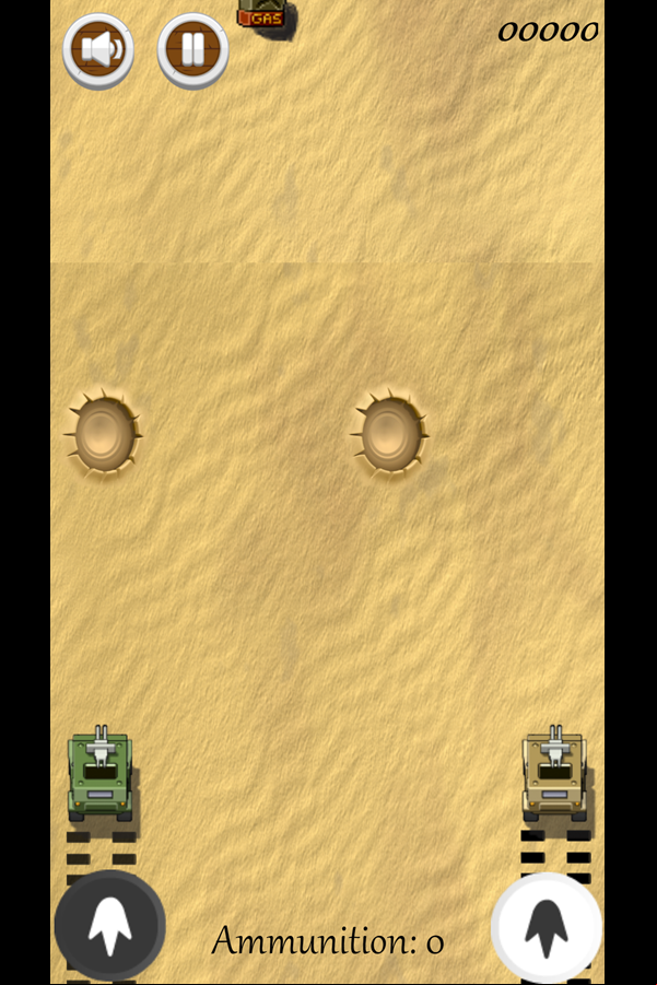 Two Tanks Game Screenshot.