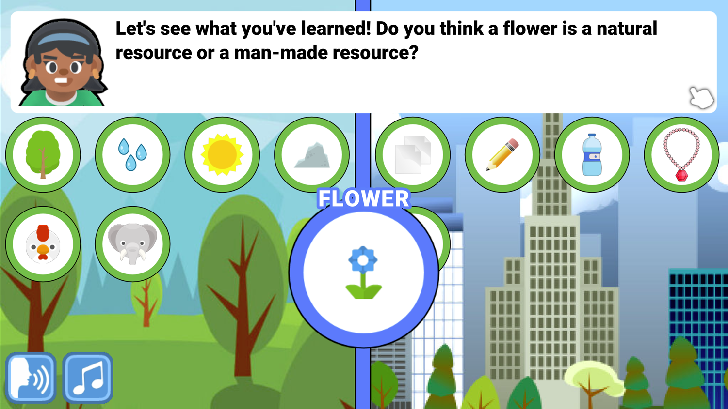 World of Resources Game What Resource Type Screenshot.
